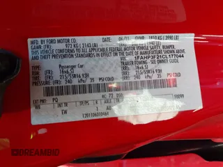 2012 Ford Focus SE z VIN 1FAHP3F21CL177044, wystawiony jako IAAI lot #42702897 z przebiegiem 189 898 mil mil oraz . Historia ofert i sprzedaży dostępna na DreamBid. Obrazek 9.