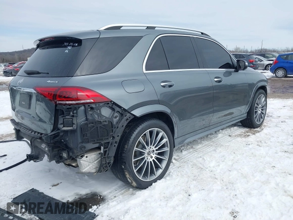 2020 Mercedes-Benz GLE 450 z VIN 4JGFB5KB8LA015890, wystawiony jako IAAI lot #41599282 z przebiegiem 50 714 mil mil oraz . Historia ofert i sprzedaży dostępna na DreamBid. Obrazek 4.
