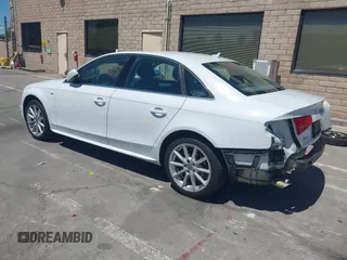 2014 Audi A4 Premium Plus with VIN WAUFFAFL6EN007719, listed as a IAAI auction lot 42530090 with 91,546 mi miles and . Bid and sale history available at DreamBid. Image 3.