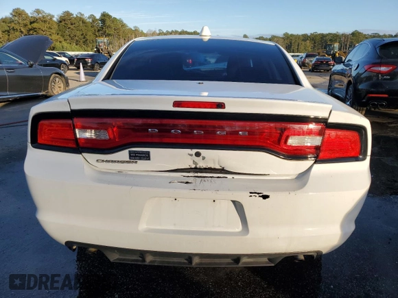 2014 Dodge Charger Police with VIN 2C3CDXAG0EH358597, listed as a Copart auction lot 79943644 with 137,821 mi miles and Salvage Title. Bid and sale history available at DreamBid. Image 6.