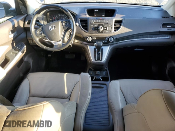 2013 Honda CR-V EX-L with VIN 5J6RM4H74DL040195, listed as a Copart auction lot 87580845 with 129,029 mi miles and Salvage Title. Bid and sale history available at carsss.com. Image 8.
