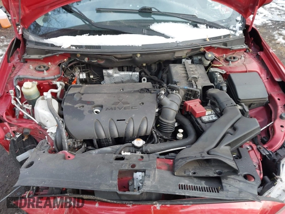 2016 Mitsubishi Lancer SE with VIN JA32V2FW7GU004159, listed as a IAAI auction lot 41401386 with 100,536 mi miles. Bid and sale history available at carsss.com. Image 10.