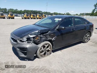 2019 Kia Forte LXS with VIN 3KPF24AD3KE065495, listed as a Copart auction lot 58128485 with 103,839 mi miles and Salvage title. Bid and sale history available at DreamBid. Image 1.