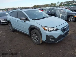2021 Subaru Crosstrek Sport with VIN JF2GTHSC8MH670688, listed as a IAAI auction lot 41413090 with 37,431 mi miles. Bid and sale history available at carsss.com. Image 1.