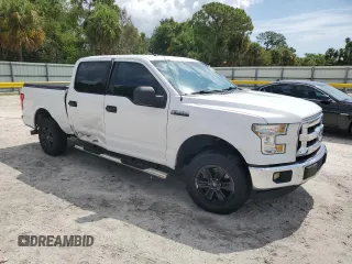 2016 Ford F-150 XL with VIN 1FTEW1CF8GKE97257, listed as a Copart auction lot 58475435 with 215,849 mi miles and Salvage title. Bid and sale history available at DreamBid. Image 4.