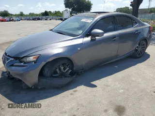2014 Lexus IS 350 z VIN JTHBE1D26E5009418, wystawiony jako Copart lot #57936215 z przebiegiem 110 766 mil mil oraz Szkoda całkowita • Salvage title. Historia ofert i sprzedaży dostępna na DreamBid. Obrazek 1.
