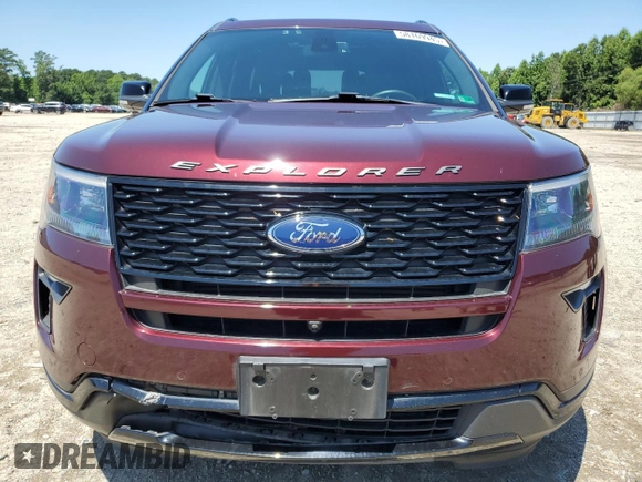 2018 Ford Explorer Sport z VIN 1FM5K8GT1JGA96126, wystawiony jako Copart lot #58169945 z przebiegiem 44 345 mil mil oraz Szkoda całkowita • Salvage title. Historia ofert i sprzedaży dostępna na DreamBid. Obrazek 5.