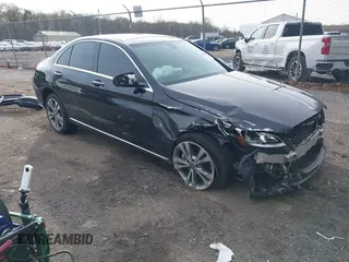 2018 Mercedes-Benz C 300 with VIN WDDWF4KB9JR413830, listed as a IAAI auction lot 41938545 with 48,385 mi miles and . Bid and sale history available at DreamBid. Image 1.