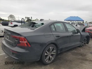 2024 Volvo S60 Plus Dark Theme with VIN 7JRL12TL8RG315565, listed as a Copart auction lot 53347535 with 18,396 mi miles and Salvage title. Bid and sale history available at DreamBid. Image 3.