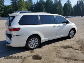2017 Toyota Sienna XLE with VIN 5TDDZ3DC0HS164600, listed as a Copart auction lot 64262685 with 82,353 mi miles and Salvage title. Bid and sale history available at DreamBid. Image 3.
