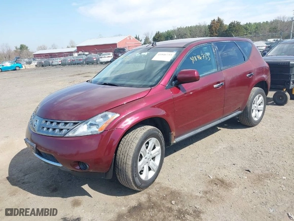 2006 Nissan Murano SL with VIN JN8AZ08W66W519356, listed as a IAAI auction lot 41846733 with 199,363 mi miles. Bid and sale history available at carsss.com. Image 2.