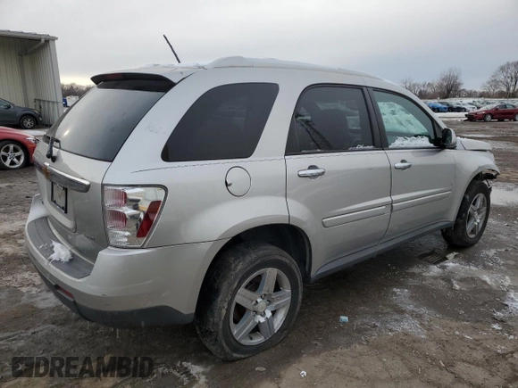 2008 Chevrolet Equinox LTZ with VIN 2CNDL83F086315340, listed as a Copart auction lot 43742215 with 100,163 mi miles and Salvage Title. Bid and sale history available at carsss.com. Image 3.