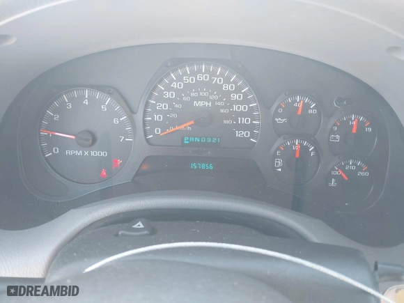 2005 Chevrolet TrailBlazer LT with VIN 1GNDT13S152213571, listed as a IAAI auction lot 41356058 with 157,856 mi miles. Bid and sale history available at carsss.com. Image 7.