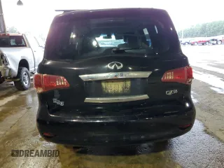2012 Infiniti QX56 7-passenger with VIN JN8AZ2NF0C9515880, listed as a Copart auction lot 79430204 with 190,635 mi miles and Clean Title. Bid and sale history available at carsss.com. Image 8.