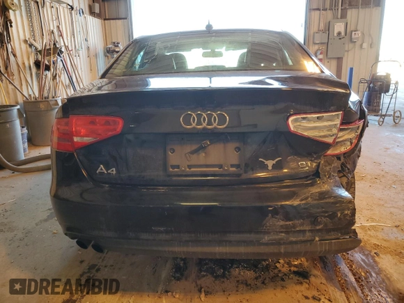2013 Audi A4 Premium with VIN WAUAFAFL1DN039888, listed as a Copart auction lot 84607714 with 90,086 mi miles and Clean Title. Bid and sale history available at carsss.com. Image 6.