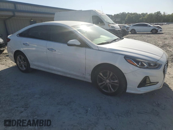 2018 Hyundai Sonata SEL with VIN 5NPE34AF4JH624380, listed as a Copart auction lot 51233365 with 84,520 mi miles and Salvage Title. Bid and sale history available at DreamBid. Image 4.