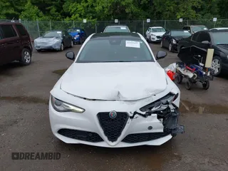 2021 Alfa Romeo Giulia Ti Sport with VIN ZARFAMBN9M7640461, listed as a IAAI auction lot 42329442 with 43,266 mi miles and . Bid and sale history available at DreamBid. Image 12.