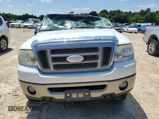 2007 Ford F-150 XLT with VIN 1FTPW14V37KD01921, listed as a Copart auction lot 62876465 with 214,260 mi miles and Salvage title. Bid and sale history available at DreamBid. Image 5.
