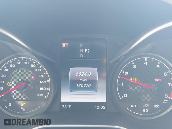 2016 Mercedes-Benz C 450 AMG z VIN 55SWF6EB2GU130541, wystawiony jako IAAI lot #42228358 z przebiegiem 120 970 mil mil oraz . Historia ofert i sprzedaży dostępna na DreamBid. Obrazek 7.