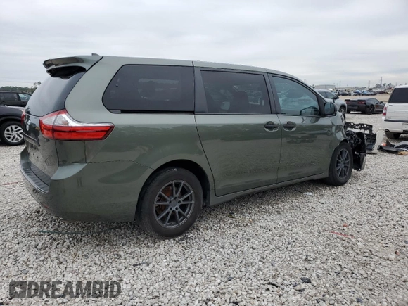 2019 Toyota Sienna L with VIN 5TDZZ3DC2KS993259, listed as a Copart auction lot 87391084 with 202,932 mi miles and Salvage Title. Bid and sale history available at carsss.com. Image 3.
