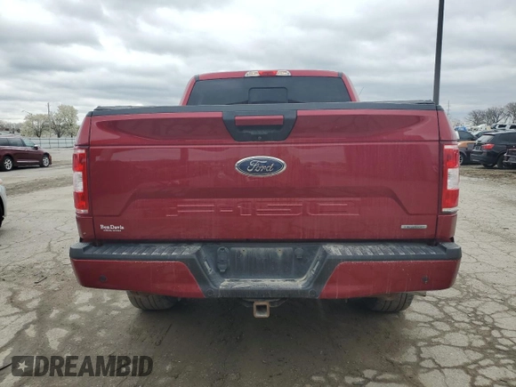 2018 Ford F-150 XL with VIN 1FTEW1EP8JFE03903, listed as a Copart auction lot 53900535 with Not Provided miles and Salvage Title. Bid and sale history available at DreamBid. Image 6.