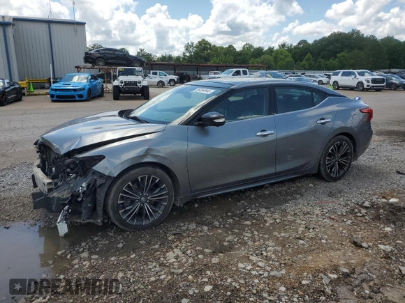 2016 Nissan Maxima Platinum z VIN 1N4AA6AP3GC381177, wystawiony jako Copart lot #58264845 z przebiegiem 122 102 mil mil oraz Szkoda całkowita • Salvage title. Historia ofert i sprzedaży dostępna na DreamBid. Obrazek 1.