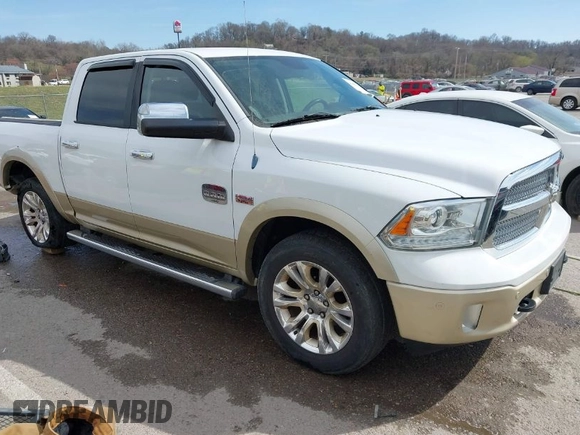 2014 Ram 1500 Longhorn Limited with VIN 1C6RR7PT9ES127063, listed as a IAAI auction lot 41817112 with 126,203 mi miles and . Bid and sale history available at DreamBid. Image 1.