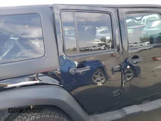2018 Jeep Wrangler JK Unlimited Sport S with VIN 1C4BJWDG9JL812395, listed as a Copart auction lot 76397134 with 64,866 mi miles and Salvage Title. Bid and sale history available at carsss.com. Image 10.