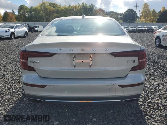 2021 Volvo S60 Inscription with VIN 7JRA22TL0MG095593, listed as a Copart auction lot 75565204 with 39,605 mi miles and Salvage Title. Bid and sale history available at carsss.com. Image 6.