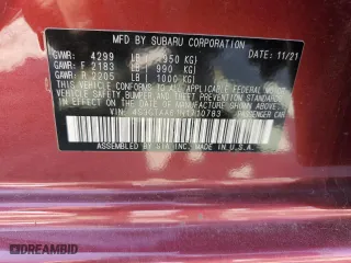 2022 Subaru Impreza with VIN 4S3GTAA61N1710783, listed as a Copart auction lot 71966694 with 49,278 mi miles and Salvage Title. Bid and sale history available at carsss.com. Image 13.