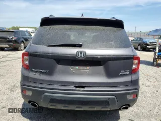2021 Honda Passport Elite with VIN 5FNYF8H08MB014398, listed as a Copart auction lot 50499375 with 52,550 mi miles and Salvage Title. Bid and sale history available at carsss.com. Image 6.