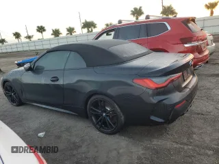 2024 BMW 4 Series M440i with VIN WBA53AT05RCP27562, listed as a Copart auction lot 74601414 with Not Provided miles and Salvage Title. Bid and sale history available at carsss.com. Image 2.