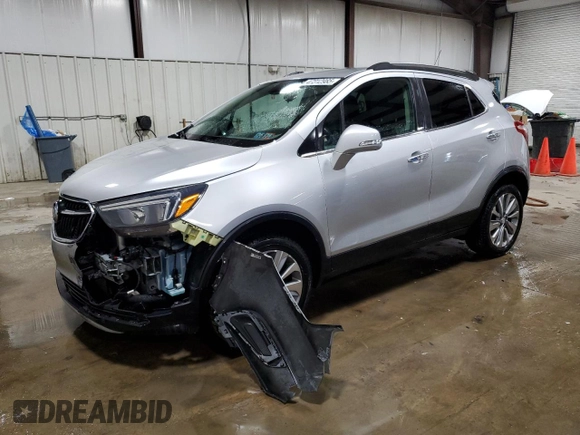 2018 Buick Encore Preferred with VIN KL4CJESB5JB614760, listed as a Copart auction lot 47312985 with 43,325 mi miles and Salvage Title. Bid and sale history available at DreamBid. Image 1.