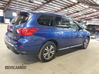 2020 Nissan Pathfinder S with VIN 5N1DR2AM7LC611730, listed as a Copart auction lot 43418655 with 119,423 mi miles and Clean Title. Bid and sale history available at carsss.com. Image 3.
