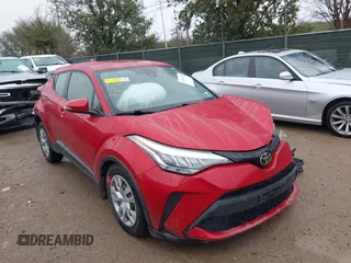 2020 Toyota C-HR LE with VIN JTNKHMBX4L1067648, listed as a IAAI auction lot 41556302 with 64,698 mi miles. Bid and sale history available at carsss.com. Image 1.