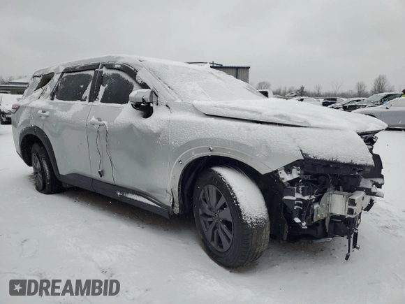 2022 Nissan Pathfinder S with VIN 5N1DR3AC9NC214505, listed as a Copart auction lot 85484804 with 60,227 mi miles and Salvage title. Bid and sale history available at DreamBid. Image 4.