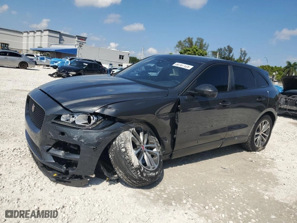 2020 Jaguar F-PACE 25t Premium with VIN SADCJ2FX0LA646149, listed as a Copart auction lot 50767125 with 36,306 mi miles and Non Repairable. Bid and sale history available at carsss.com. Image 1.