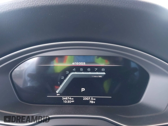 2023 Audi SQ5 Sportback Premium Plus с VIN WA124AFY1P2033677, выставлен на аукционе IAAI как лот 41998875 с пробегом 34 674 миль миль и . История ставок и продаж доступна на DreamBid. Изображение 7.