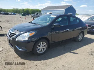 2019 Nissan Versa SV z VIN 3N1CN7AP9KL830231, wystawiony jako Copart lot #57108805 z przebiegiem 104 000 mil mil oraz Szkoda całkowita • Salvage title. Historia ofert i sprzedaży dostępna na DreamBid. Obrazek 1.