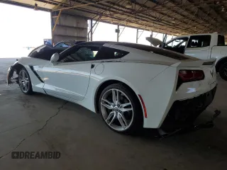 2016 Chevrolet Corvette Z51 2LT with VIN 1G1YK2D77G5111294, listed as a Copart auction lot 63336695 with 107,045 mi miles and Salvage title. Bid and sale history available at DreamBid. Image 2.