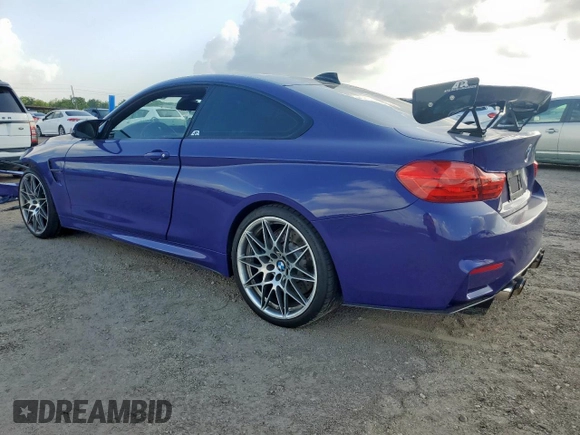 2017 BMW M4 with VIN WBS3R9C54HK709246, listed as a Copart auction lot 60701345 with 77,729 mi miles and Salvage title. Bid and sale history available at DreamBid. Image 2.