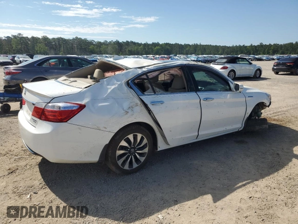 2015 Honda Accord Touring z VIN 1HGCR6F75FA009100, wystawiony jako Copart lot #64718605 z przebiegiem Nie podano mil oraz Szkoda całkowita • Salvage title. Historia ofert i sprzedaży dostępna na DreamBid. Obrazek 3.