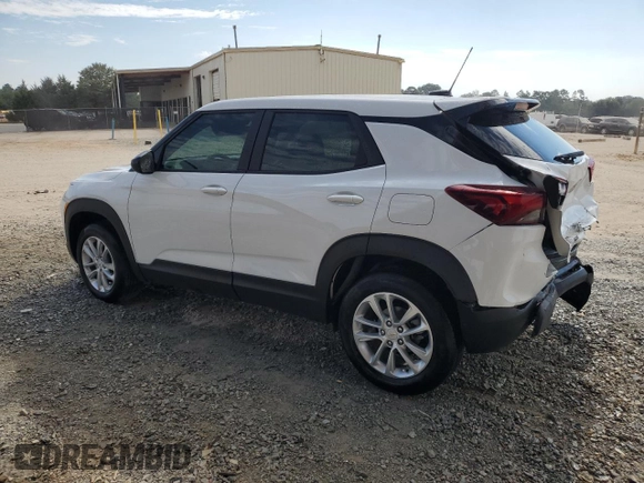 2024 Chevrolet TrailBlazer LS with VIN KL79MNSL4RB081843, listed as a Copart auction lot 72981984 with 9,332 mi miles and Salvage Title. Bid and sale history available at DreamBid. Image 2.