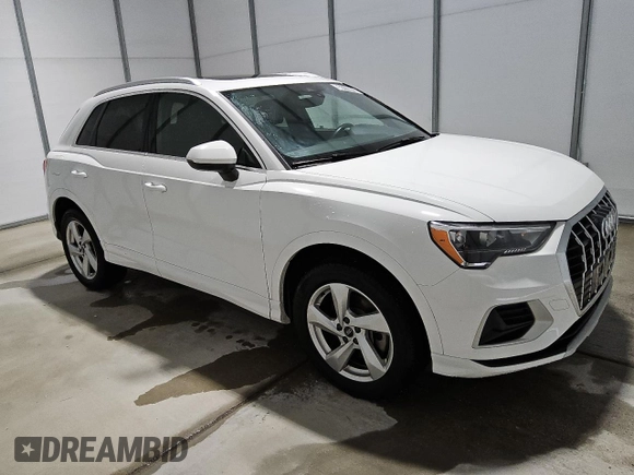 2021 Audi Q3 Premium with VIN WA1AUCF34M1090677, listed as a Copart auction lot 56111815 with 93,573 mi miles and Clean title. Bid and sale history available at DreamBid. Image 4.