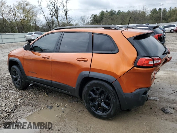 2016 Jeep Cherokee Trailhawk z VIN 1C4PJMBS6GW134052, wystawiony jako Copart lot #55398625 z przebiegiem 158 742 mil mil oraz Nie do naprawy • Non repairable. Historia ofert i sprzedaży dostępna na DreamBid. Obrazek 2.