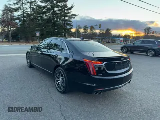 2020 Cadillac CT6 Premium Luxury with VIN 1G6KE5RSXLU110968, listed as a Copart auction lot 87606615 with 183,201 mi miles and Clean title. Bid and sale history available at DreamBid. Image 4.
