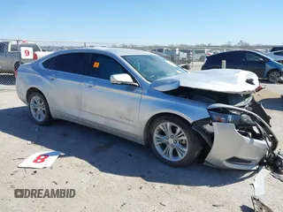 2015 Chevrolet Impala LT with VIN 1G1125S30FU127098, listed as a IAAI auction lot 41827498 with Not Provided miles and . Bid and sale history available at DreamBid. Image 1.