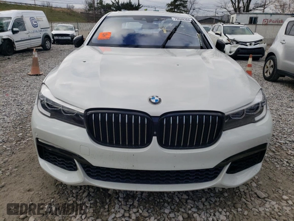 2017 BMW 7 Series 740e xDrive iPerformance with VIN WBA7J2C36HG497830, listed as a Copart auction lot 79948304 with 43,029 mi miles and Salvage Title. Bid and sale history available at carsss.com. Image 5.