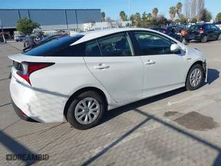 2019 Toyota Prius L Eco with VIN JTDKARFU5K3074181, listed as a IAAI auction lot 41676229 with 28,164 mi miles. Bid and sale history available at carsss.com. Image 4.