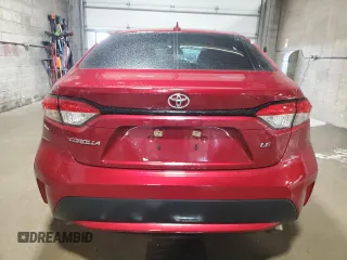2022 Toyota Corolla LE with VIN 5YFEPMAE5NP314128, listed as a Copart auction lot 53477825 with 13,125 mi miles and Salvage Title. Bid and sale history available at DreamBid. Image 6.